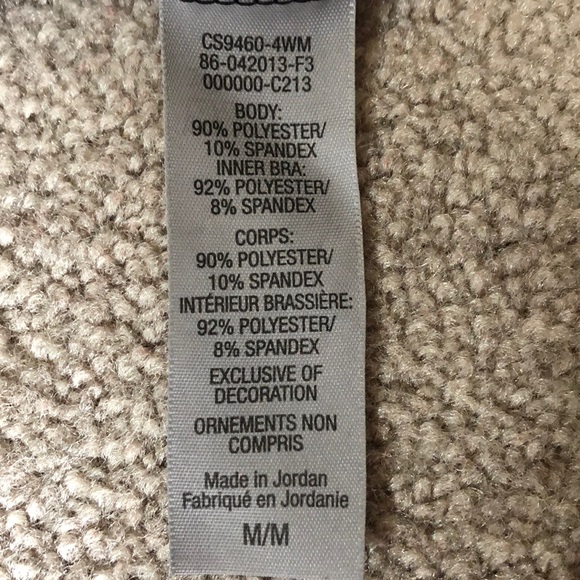 Champion Work Out Tank Top Built in Bra Printed Straps Athletic Sporty C - Picture 11 of 11